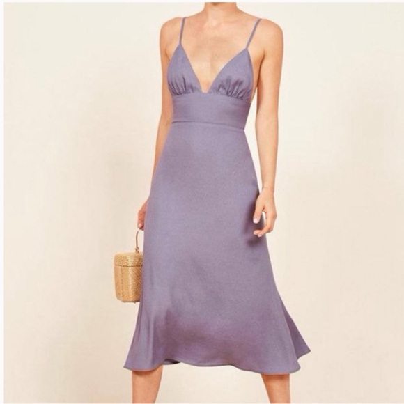 REFORMATION NWOT Silk Talita Dress | Size 6 - Picture 3 of 12